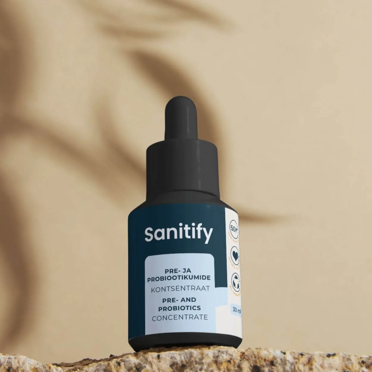 Sanitify pre- and probiotic concentrate, the living core of every product