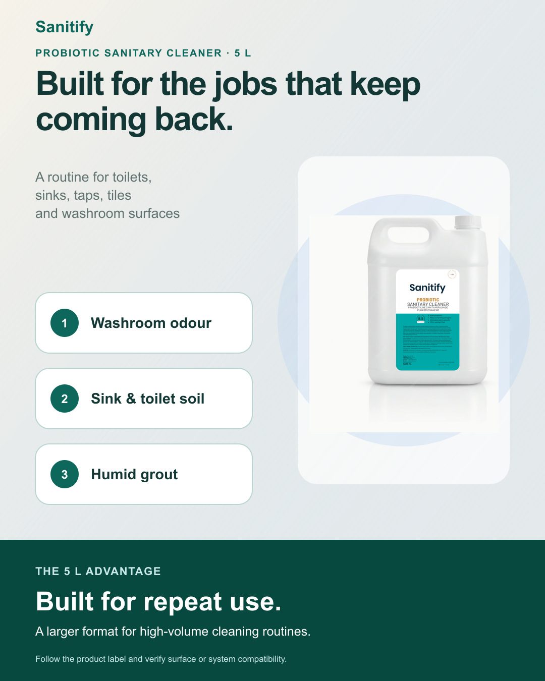 Probiotic Sanitary Cleaner 5L - view 2